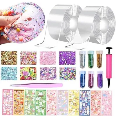 Zdjęcie produktu dla Nano taśma bąbelkowa zestaw 38 szt dla dzieci DIY prezent urodziny