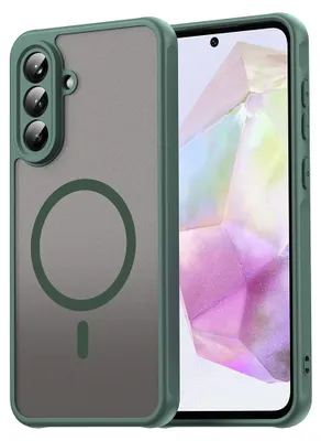 Obrázok produktu pre Techsuit – HaloFrost II MagSafe ochranný kryt na Samsung Galaxy A56 5G – zelený