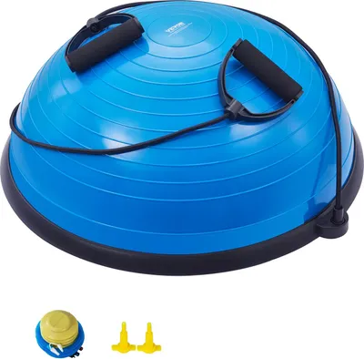 Productafbeelding van Gymnastiekbal, fitnessbal, sportbal, yogabal, 584 mm, halfblauw, voor balans