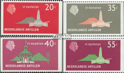 Produktbild von Briefmarken Niederländische Antillen 1977 Mi 348C-351C (kompl.Ausg.) postfrisch Freimarken