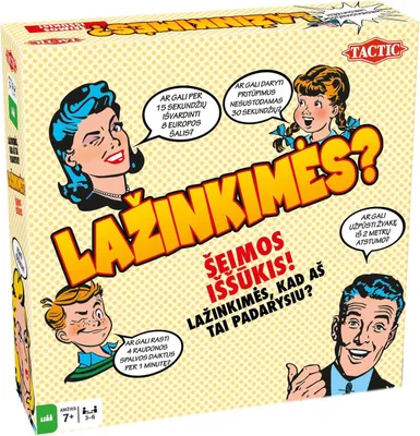 Immagine prodotto di Gioco da tavolo tattico Vuoi scommettere? (In lingua lituana.)