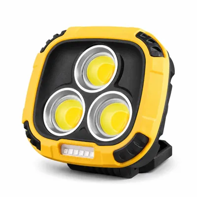 Produktbild von 4000mAh magnetische wiederaufladbare Arbeitsleuchte,4000LM LED-Arbeitslicht mit Haken,Laufzeit,für Autoreparatur,Baustelle und Notbeleuchtung