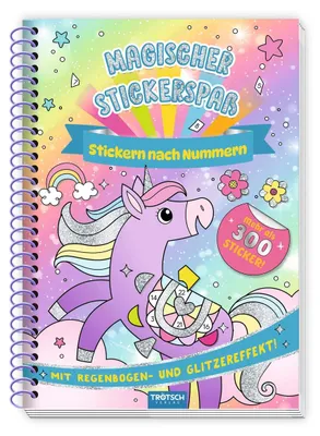 Obrázok produktu pre Trötsch Beschäftigungsbuch Stickerbuch Magischer Stickerspaß