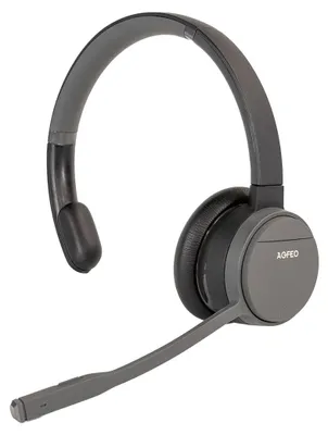 Zdjęcie produktu dla AGFEO Infinity Mono, Bezprzewodowy, Biuro/centrum telefoniczne, 127 g, Zestaw słuchawkowy, Czarny