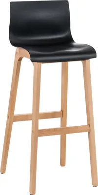 Produktbild von Barhocker HLO-CP20 Natura 4-Fuß Gestell  schwarz