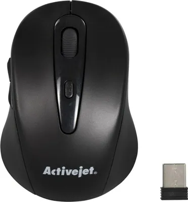 Imagen del producto de Activejet AMY-213 Maus, inalámbrica, óptica, para uso con ambas manos, 1600 DPI