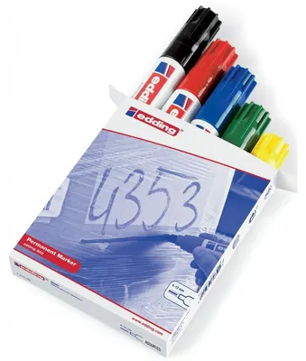 Produktbild von Edding Permanentmarker 800 4-12 mm 5er-Set