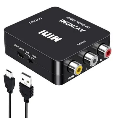 Zdjęcie produktu dla Adapter rca na HDMI konwerter przewód audio wideo do