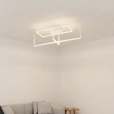 Productafbeelding van Plafondlamp Clea wit 92cm, AI-gegenereerde afbeelding