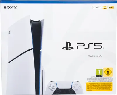 Zdjęcie produktu dla Sony PlayStation 5 E-Chassis Slim Disc Edition White 1TB