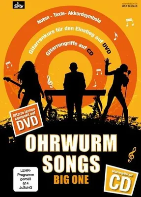 Obrázek produktu pro Ohrwurm Songs – Big One, pro kytaru, s audio CD a DVD
