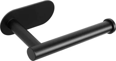 Image de Support autocollant noir pour papier toilette