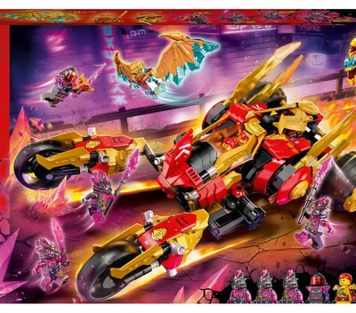 Image de LEGO Ninjago Raider-Dragon d'Or de Kai 71773