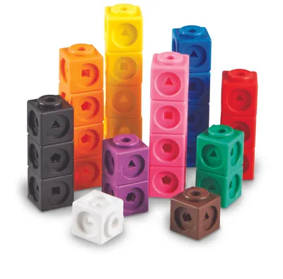 Zdjęcie produktu dla Learning Resources MathLink Cubes, 5 lat(a), Plastik, Wielobarwny