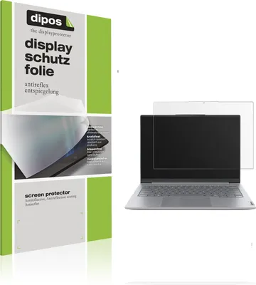 Produktbild von 2x Schutzfolie für Lenovo ThinkBook 14 Zoll Gen 8 matt Displayschutzfolie Folie Display Schutz dipos