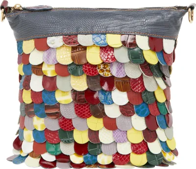 Image de Sac à bandoulière FENIA pour femme - rouge foncé multicolore, taille unique