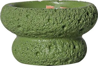 Produktbild von CANDeal Zement-Kerzenhalter In Pilzform, Langlebiger, Verschickter Kerzenbehälter, Bunter Teelichthalter ohne Kerze (Grün)