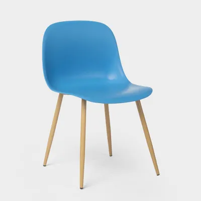 Immagine prodotto di Sedie di design scandinavo per cucina sala da pranzo ristorante Sleek - Blu
