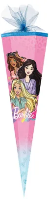 Produktbild von Nestler Schultüte Barbie Girl eckig mit Tüllverschluss 85cm