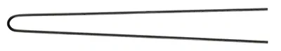 Produktbild von Comair Postichenadeln 50er Btl glatt 65x0,8mm sz Hairpins flat opp bag