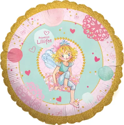 Produktbild von Prinzessin Lillifee Folienballon Rund ø45 cm Motiv 1für Prinzessinen-Geburtstag