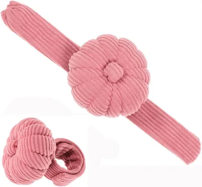 Productafbeelding van Pols Speldenkussen - Naaldkussen Armband - Handwerk Naaien - Draagbaar Pompoenmodel - 22 x 65 cm - Roze