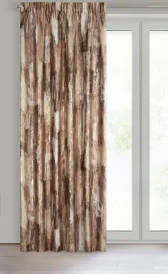 Obrázok produktu pre Dekoratívny vzorovaný záves s páskou ELENA tehlový 140x270 cm (cena za 1 kus) MyBestHome