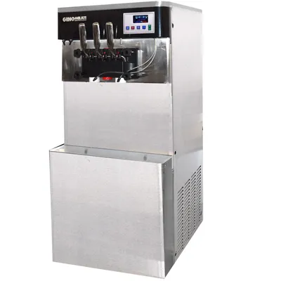 Produktbild von Gino Gelati Softeismaschine 35L 4-in-1 mit Schwellpumpe 2000W Edelstahl