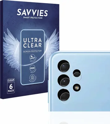 Produktbild von 6x Für Samsung Galaxy A13 (NUR Kameraschutz) Schutzfolie Savvies Displayschutz Display Schutz Folie Klar Transparent