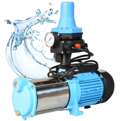 Immagine prodotto di Pompa per acqua MH 1300 (1300 W, 5520 l/h, prevalenza 55 m) con pressostato elettronico CSK 31 Controllo pompa Pressione di avvio regolabile Protezione contro il funzionamento a secco