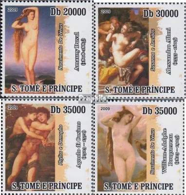Produktbild von Briefmarken Sao Tome e Principe 2009 Mi 4093-4096 (kompl.Ausg.) postfrisch Aktgemälde