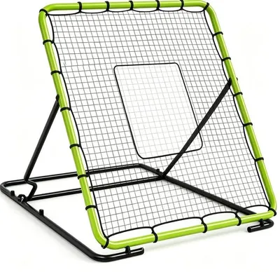 Baseball-Rebounder-Netz 120x140 cm, 3 Winkel, Solo-Training