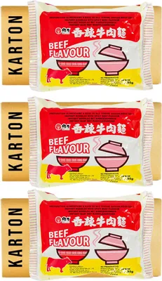 Produktbild von Wei Lih Instantnudel Rind 90x85g