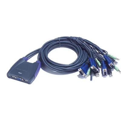 Produktbild von ATEN KVM switch CS-64US USB 4 PC, kabely 0,9m