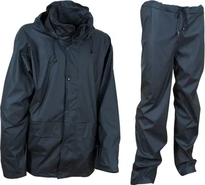 Produktbild von Cofra Regenanzug 2 tlg. 100% Polyester mit Polyurethanblau XXXL