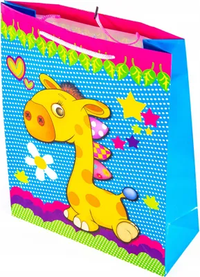 Produktbild von Geschenktüte Bunt 23x30cm - Große Geschenkverpackung Stabil Verschiedene Motive