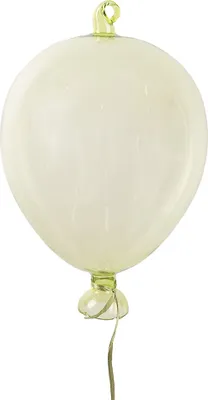 Produktbild von Clayre & Eef Deko-Anhänger Ballon Ø 7x14 cm Grün Glas