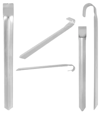 Produktbild von Adgo, Bodenanker, Bodennägel, Erdspieß mit Haken, Boden Heringe, Bauanker 430mm, 1 Stück
