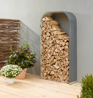 Produktbild von Kaminholzregal Ardor 401, hoch, granit