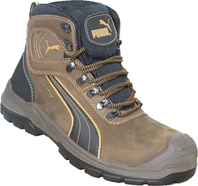 Immagine prodotto di PUMA® 10003918209996 PUMA® Herren S3 Sicherheitsschuhe "SIERRA NEVADA MID" SCUFF CAPS braun Größe  46