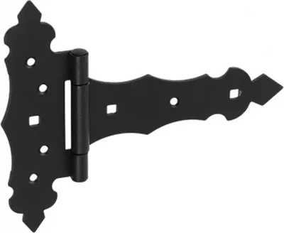 Immagine prodotto di cerniera decorativa 150x50x170x2,5mm ZOB 150 NERO