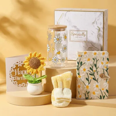 Immagine prodotto di Set regalo per adolescenti, con bicchiere da bevanda in vetro