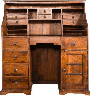 Produktbild von MASSIVMOEBEL24.DE Sekretär Akazie 128x58x138 honig lackiert OXFORD #0516