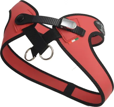 Produktbild von Tre Ponti Geschirr Easy Fit Micro Trim mit schwarzem Rand rosa 58 - 69 cm bis ca. 20 kg