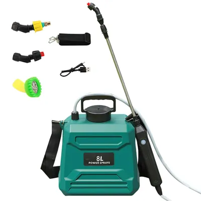Produktbild von Gartensprühgerät, 8L Kapazität, verstellbare Düsenauswahl, 8L Grün