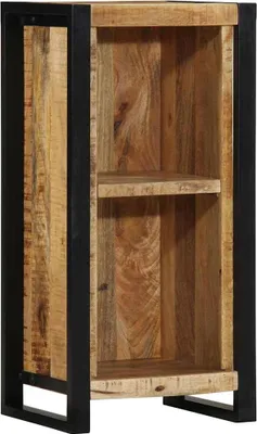 Obrázok produktu pre vidaXL Nočný stolík s policou hnedý 40 x 30 x 80 cm z masívneho mangového dreva