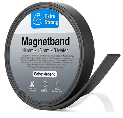 Produktbild von Selbstklebendes Magnetband 5m Montage ohne Bohren