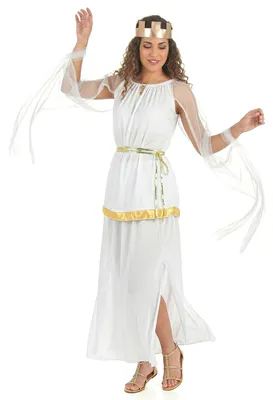 Immagine prodotto di Costume da donna da regina greca antica bianco-oro - Taglia unica (40)