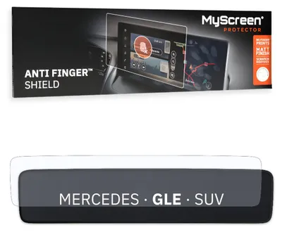 Produktbild von Autofolie für das Hauptdisplay, MyScreen Anti Finger Shield für Mercedes GLE V167 (2023-2026), matt