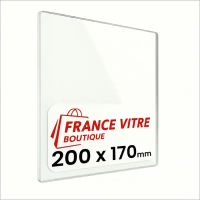 Kaminscheibe 200 × 170 × 4 mm